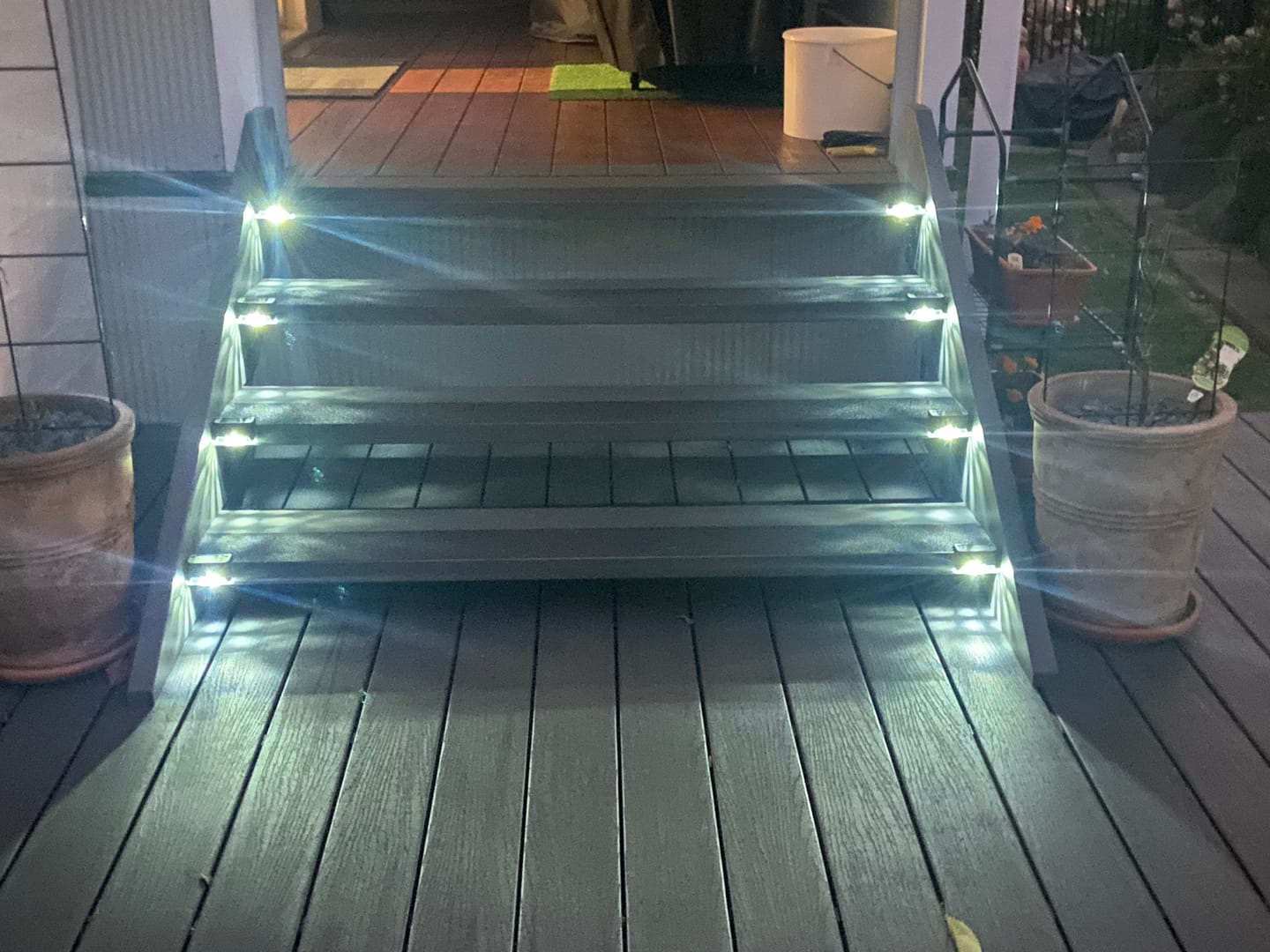 Customer photo review of GardenBrite™ Solar Step Light