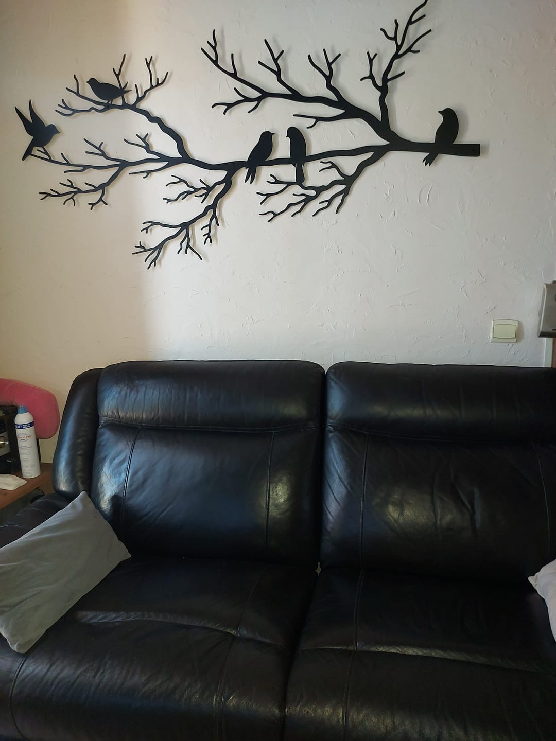 Customer photo review of Décoration murale en métal moderne - Oiseaux sur branche (V.02)