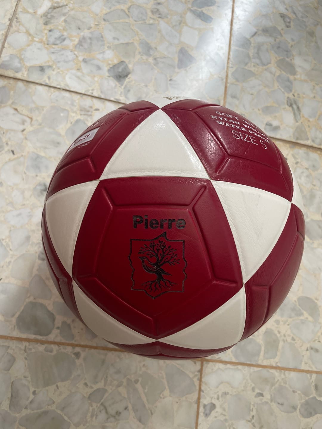 Customer photo review of כדור מיקאסה מקורי עם חריטה אישית