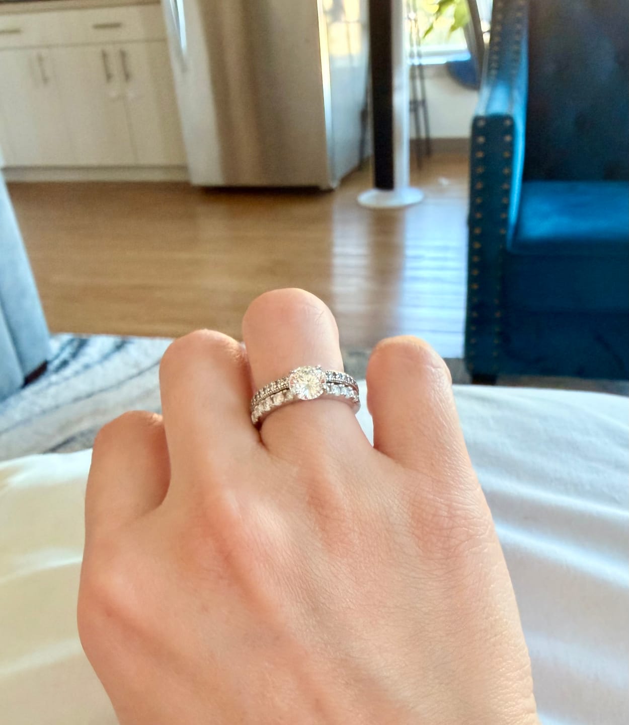 Customer photo review of Cerchio Angelo Ring