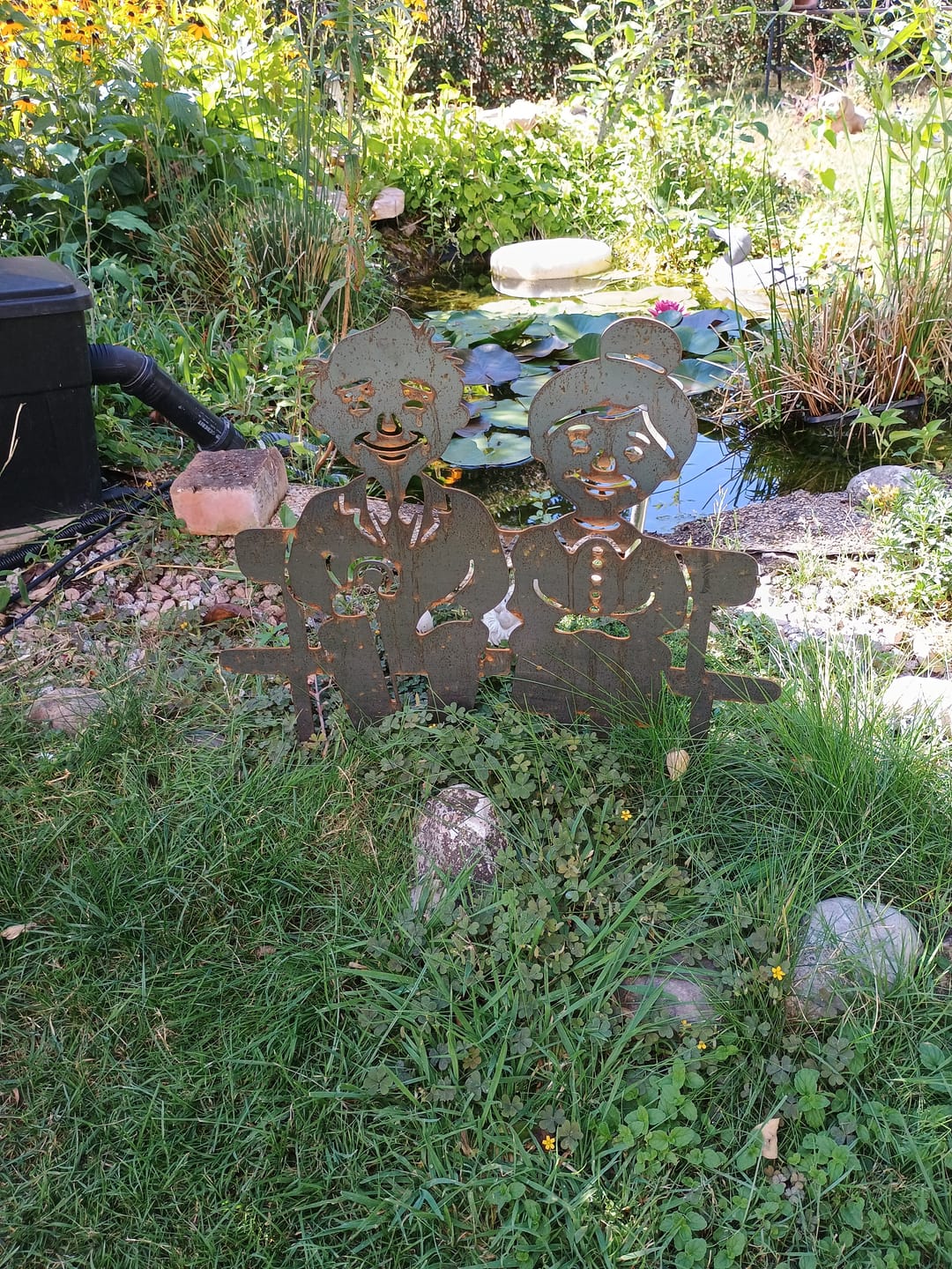 Customer photo review of Gartenstecker Oma & Opa
