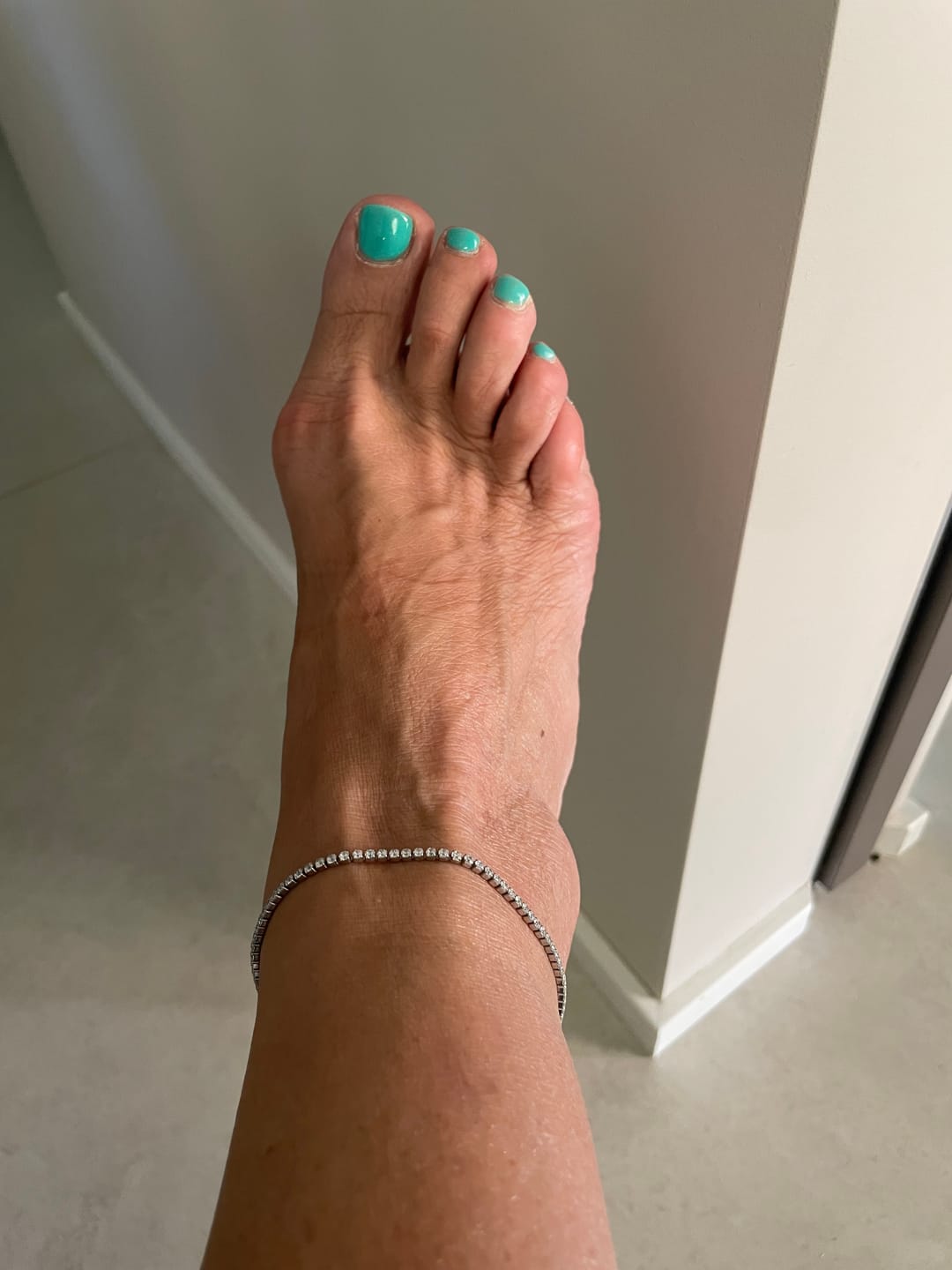 Customer photo review of Cavigliera Tennis Pietra 2 mm base ACCIAIO inox