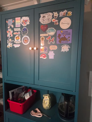 Customer photo review of book club sticker pack special