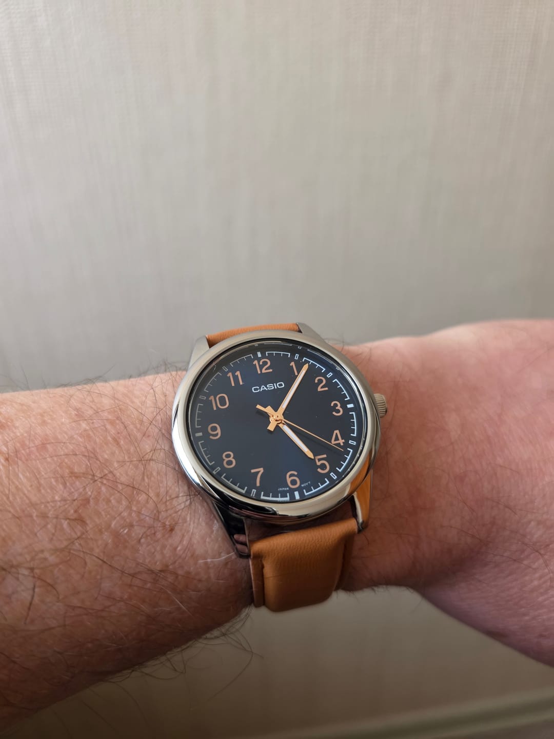 Customer photo review of Reloj Casio Análogo MTP-V005L-2B4UDF Correa de Cuero