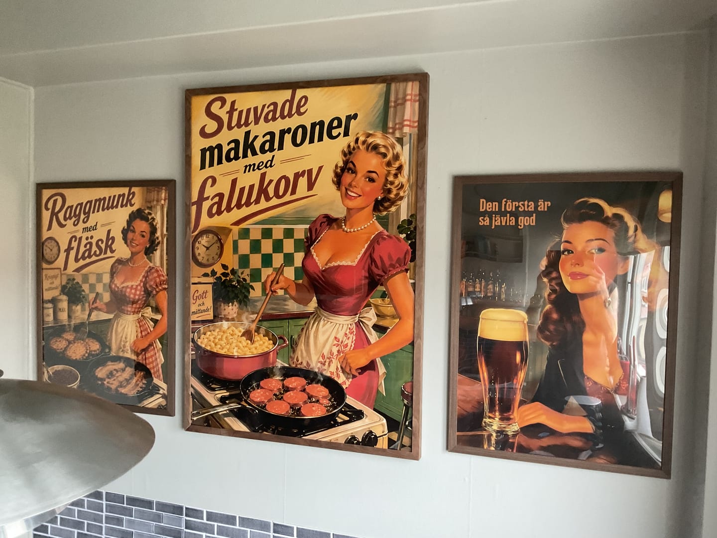 Customer photo review of Stuvade makaroner med falukorv - Poster