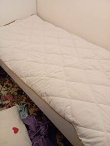 Customer photo review of 160x200 Yün Yatak Pedi Çift Kişilik 3 KG Merinos Kuzu Yünü