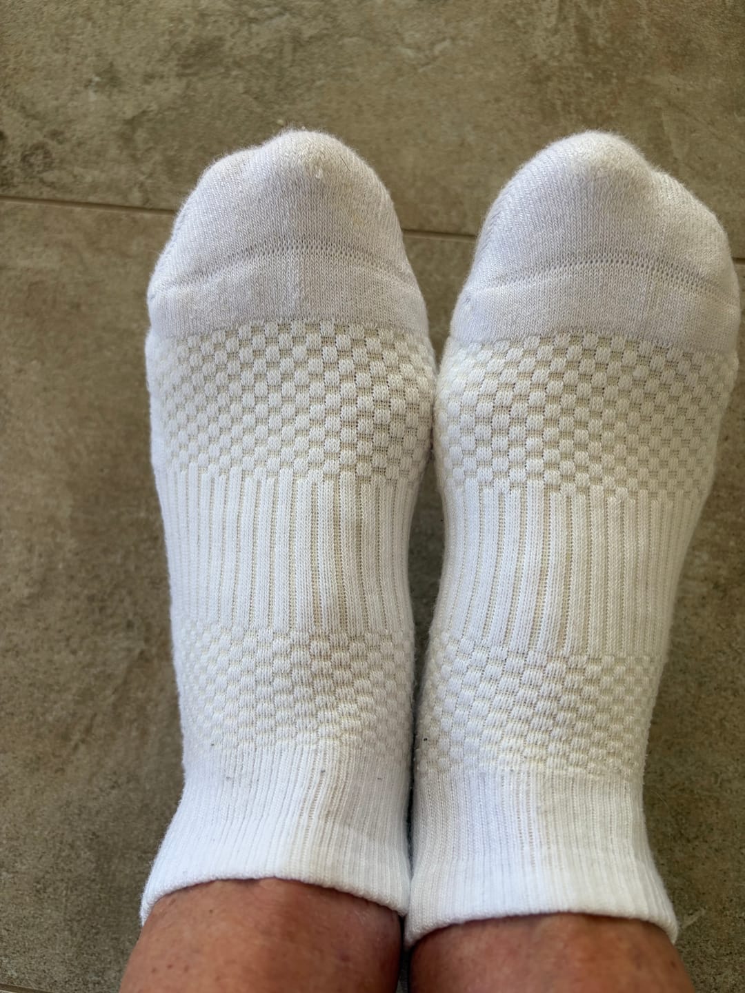 Customer photo review of Ankelstrumpor i bambu med mild kompression
