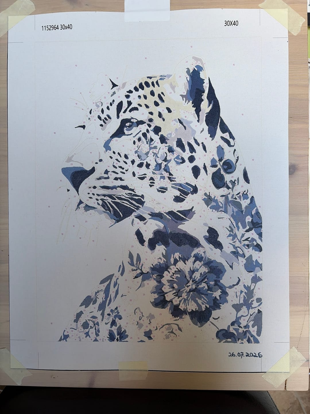 Customer photo review of Surprise Painting | Paint by Numbers