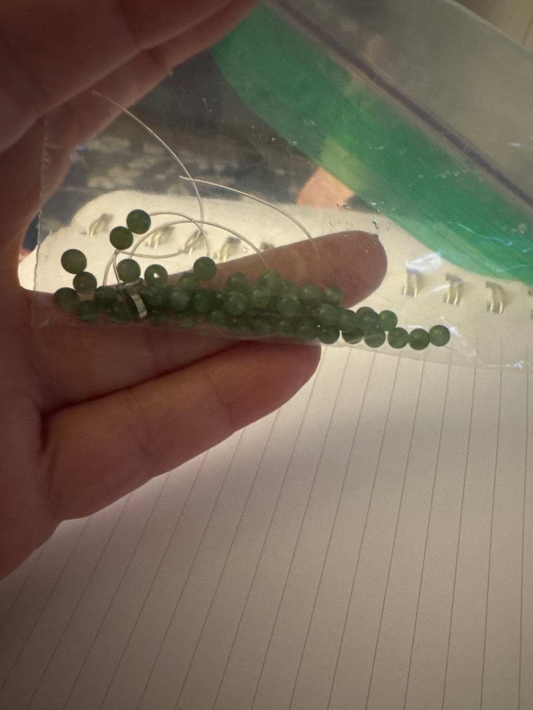 Customer photo review of Green Jade Bracelet Mini