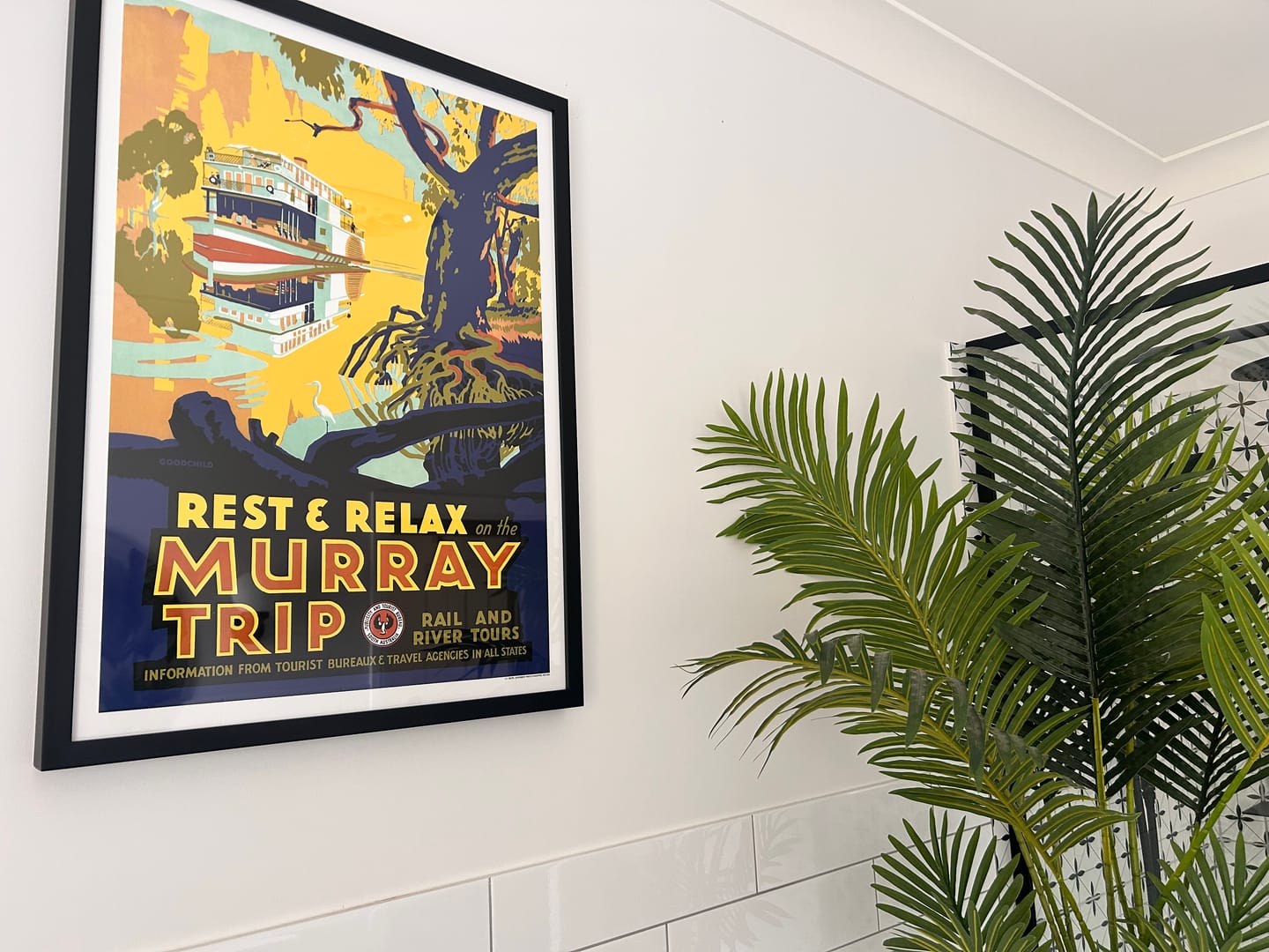 Customer photo review of Murray River Trip | Australian Vintage Print