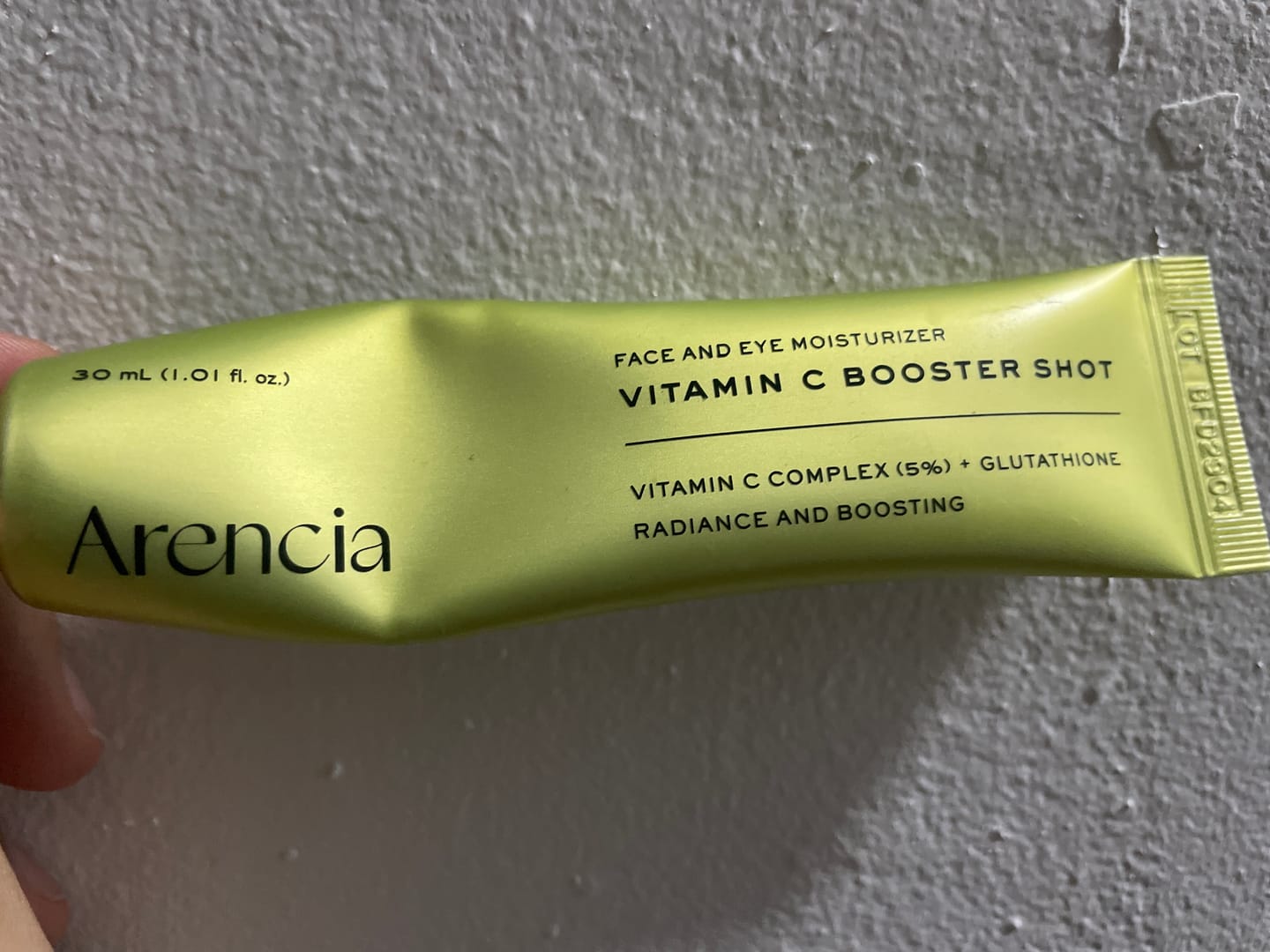 Customer photo review of ARENCIA - Vitamin C Booster Shot 30 ML | Potenciador Revitalizador y Unificador de Tono