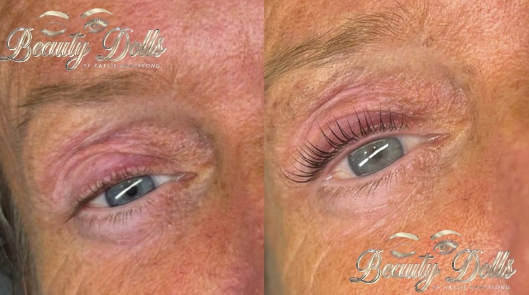 Customer photo review of Cysteamine Brow & Lash Lamination Kit - Step 1 - 15ml