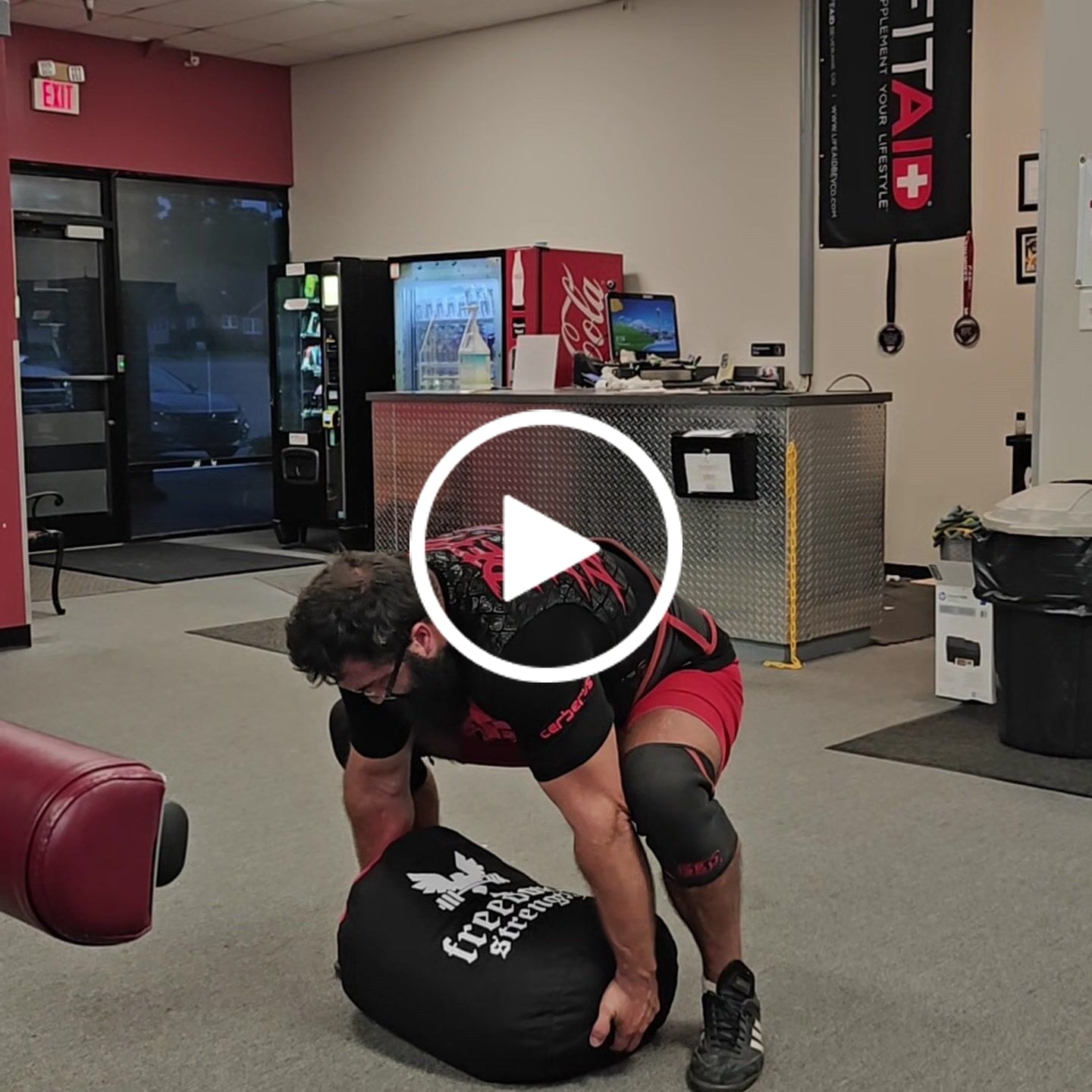Customer video review of Strongman Sandbag