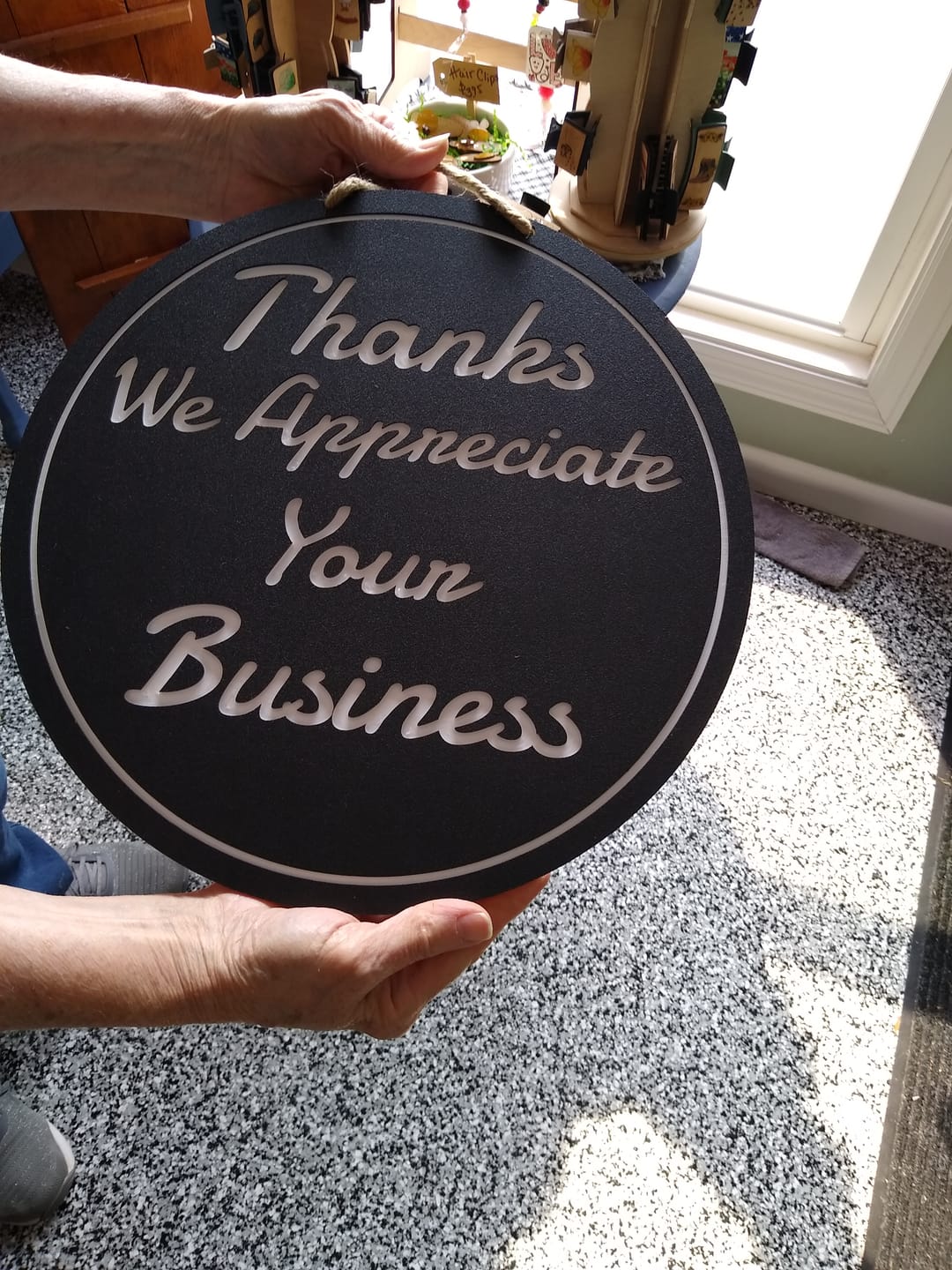 Customer photo review of ColorCore HDPE Plastic - Premium Multi-Layer Engravable Sheets