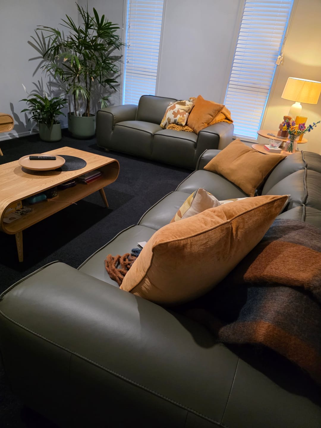 Customer photo review of Denver 2 Seat Leather Sofa