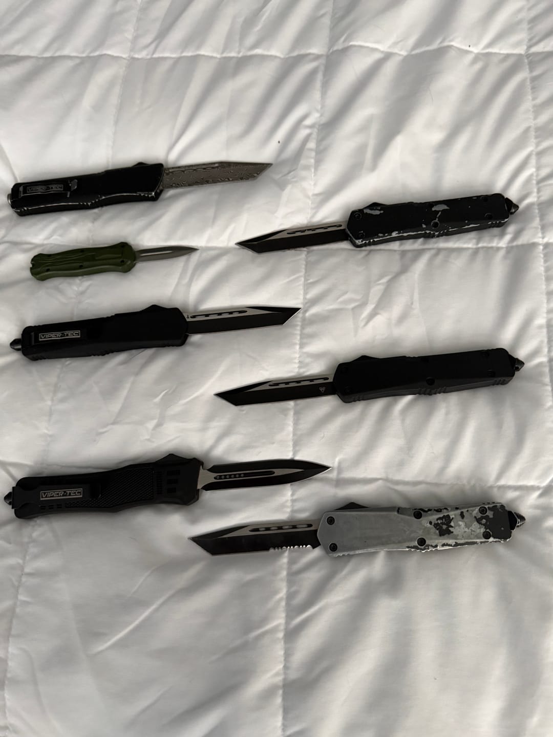 Customer photo review of Black Ghost OTF Knife (Multiple Blade Styles Available)
