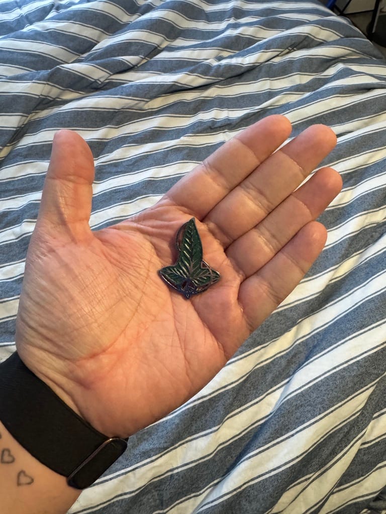 Customer photo review of The Lord of the Rings™ "Leaves of Lorien" – Ball Marker
