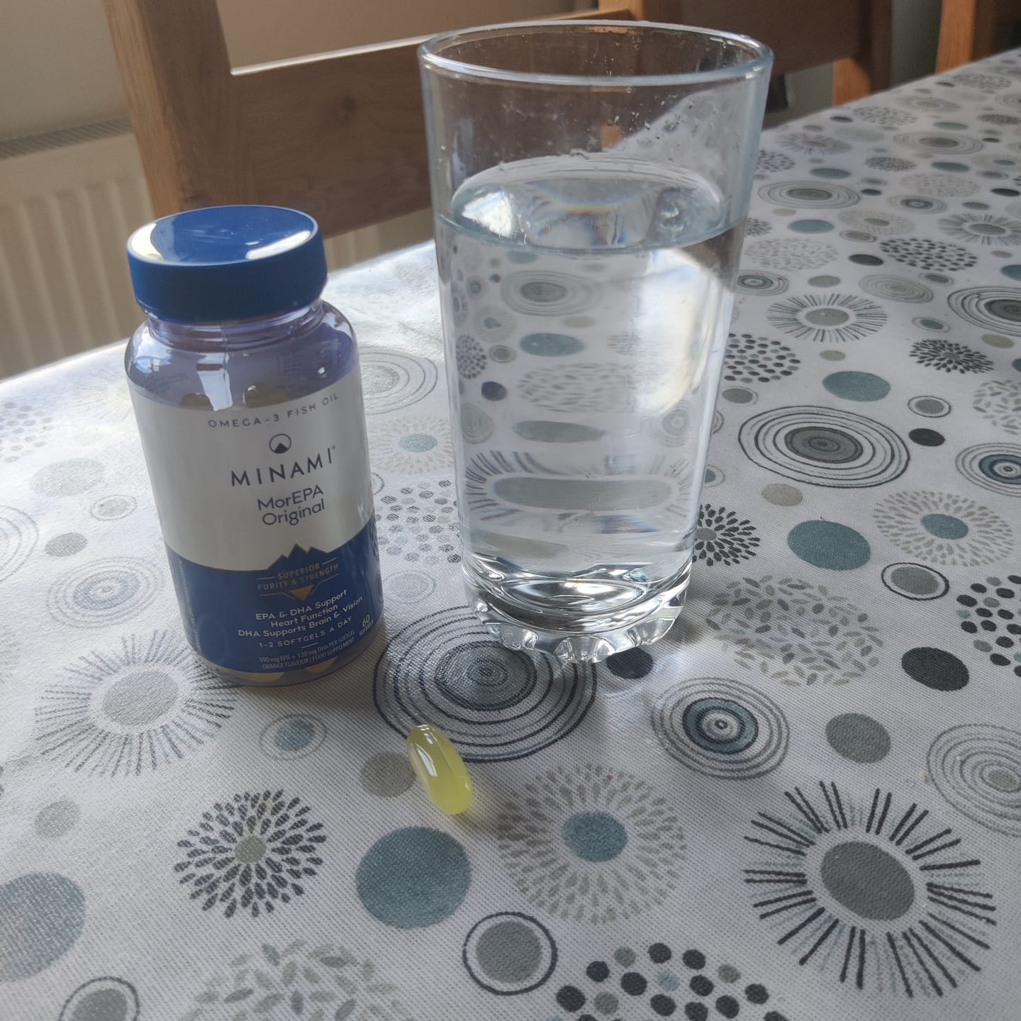 Customer photo review of Minami MorEPA Original Omega-3 Fish Oil 60 Capsules