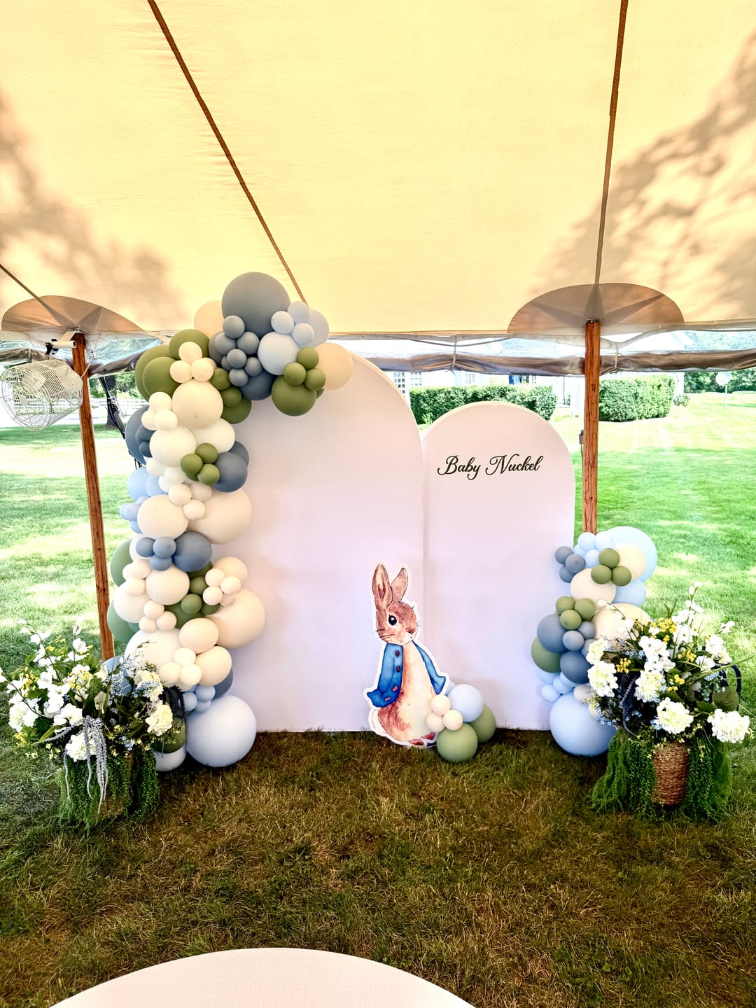 Customer photo review of Aluminum Alloy Chiara Arch Backdrop Wall Stand And Cover Set For Baby Shower Birthday Wedding Party Decoration