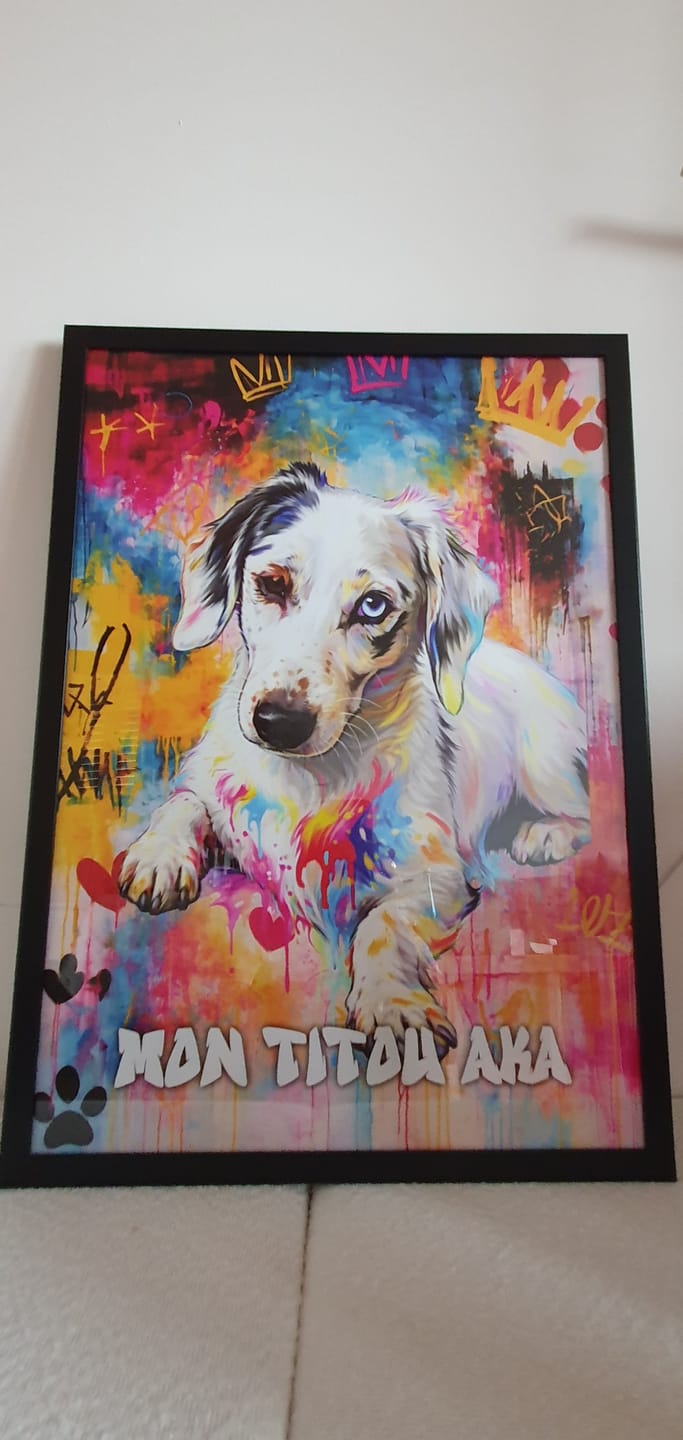 Customer photo review of Le graffiti - Poster personnalisé