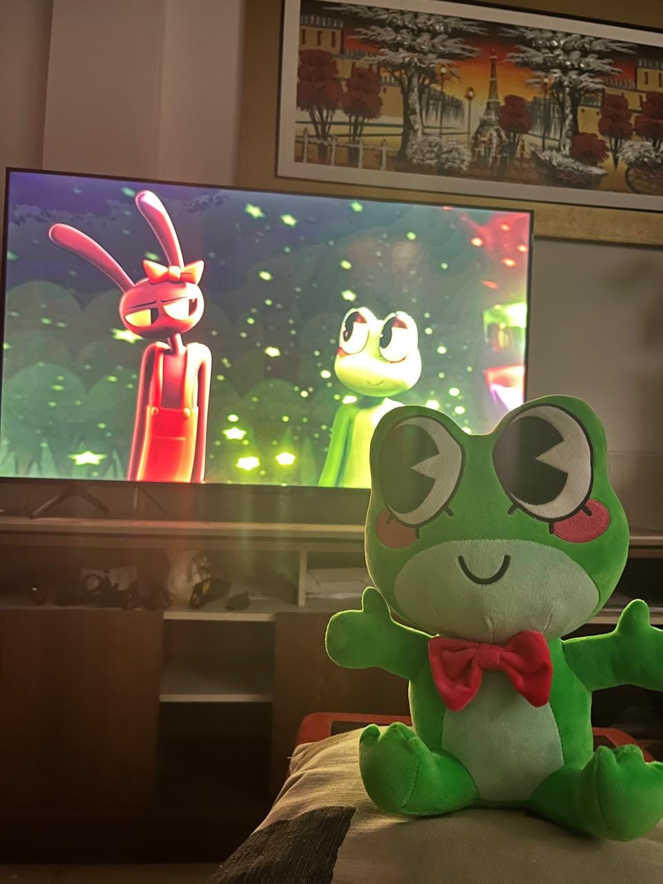 Customer photo review of Ribbit Plush