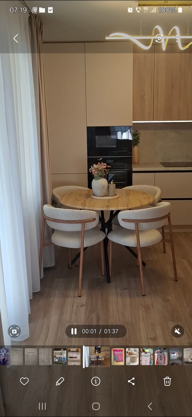 Customer photo review of Scaun ELTON II, bej deschis/stejar, stofă clasică/metal, 56x46x80 cm