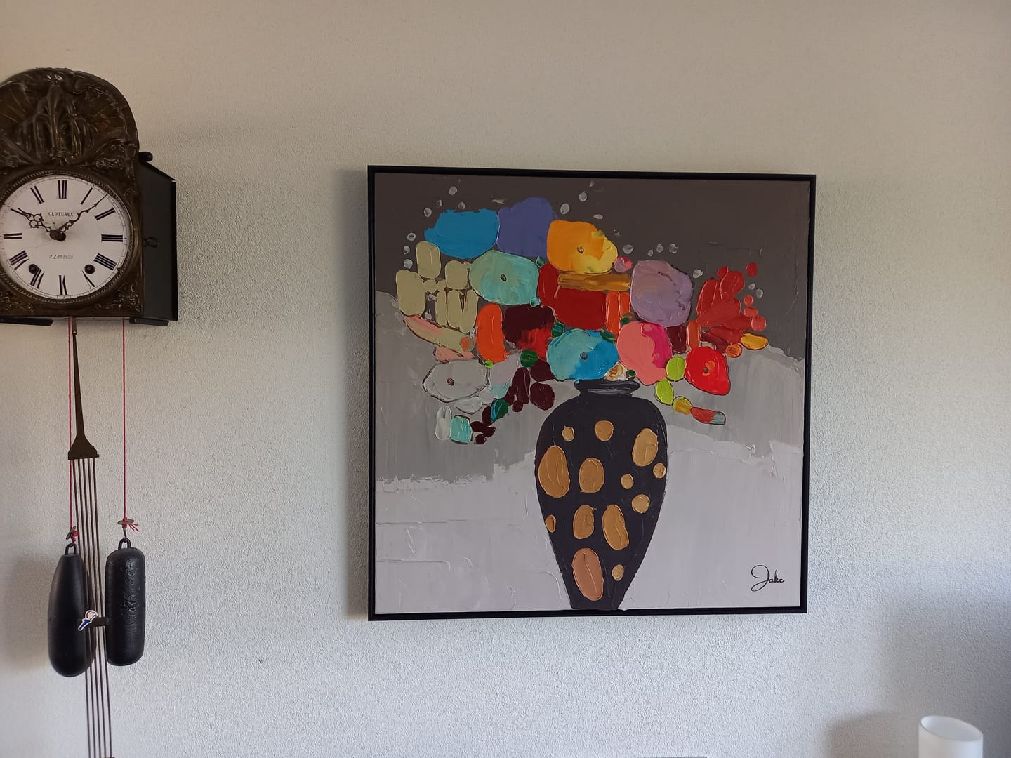 Customer photo review of Flower Canvas Art #FL119