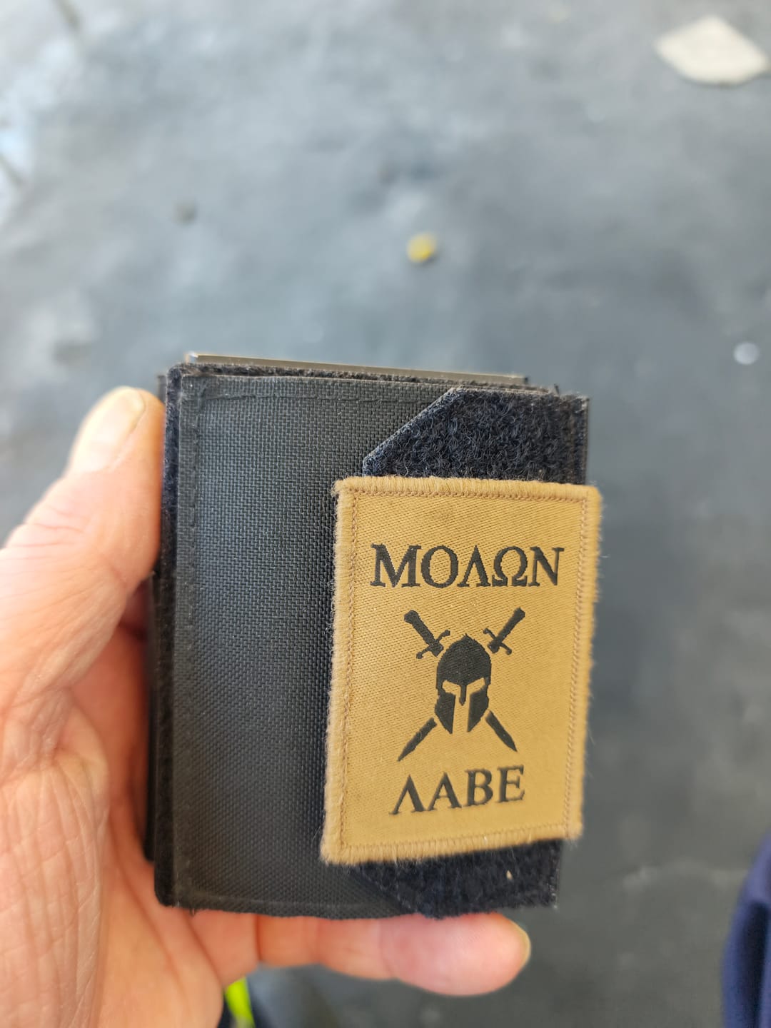 Customer photo review of Tactical Wallet MK2 - Schwarz