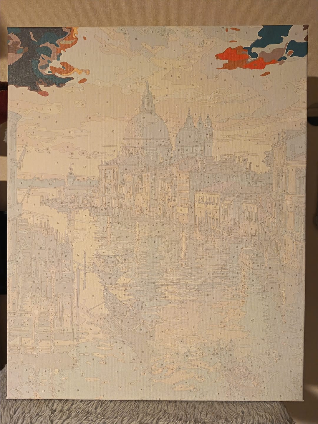 Customer photo review of Venecia (Pintura por Números) 40x50 cm