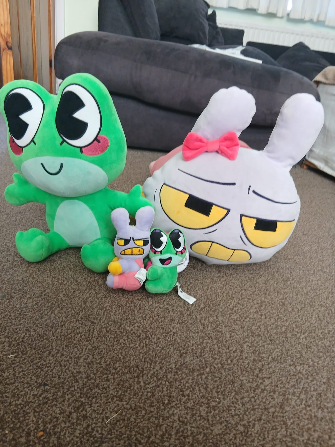 Customer photo review of Jax & Ribbit Magnetic Plush Keychains