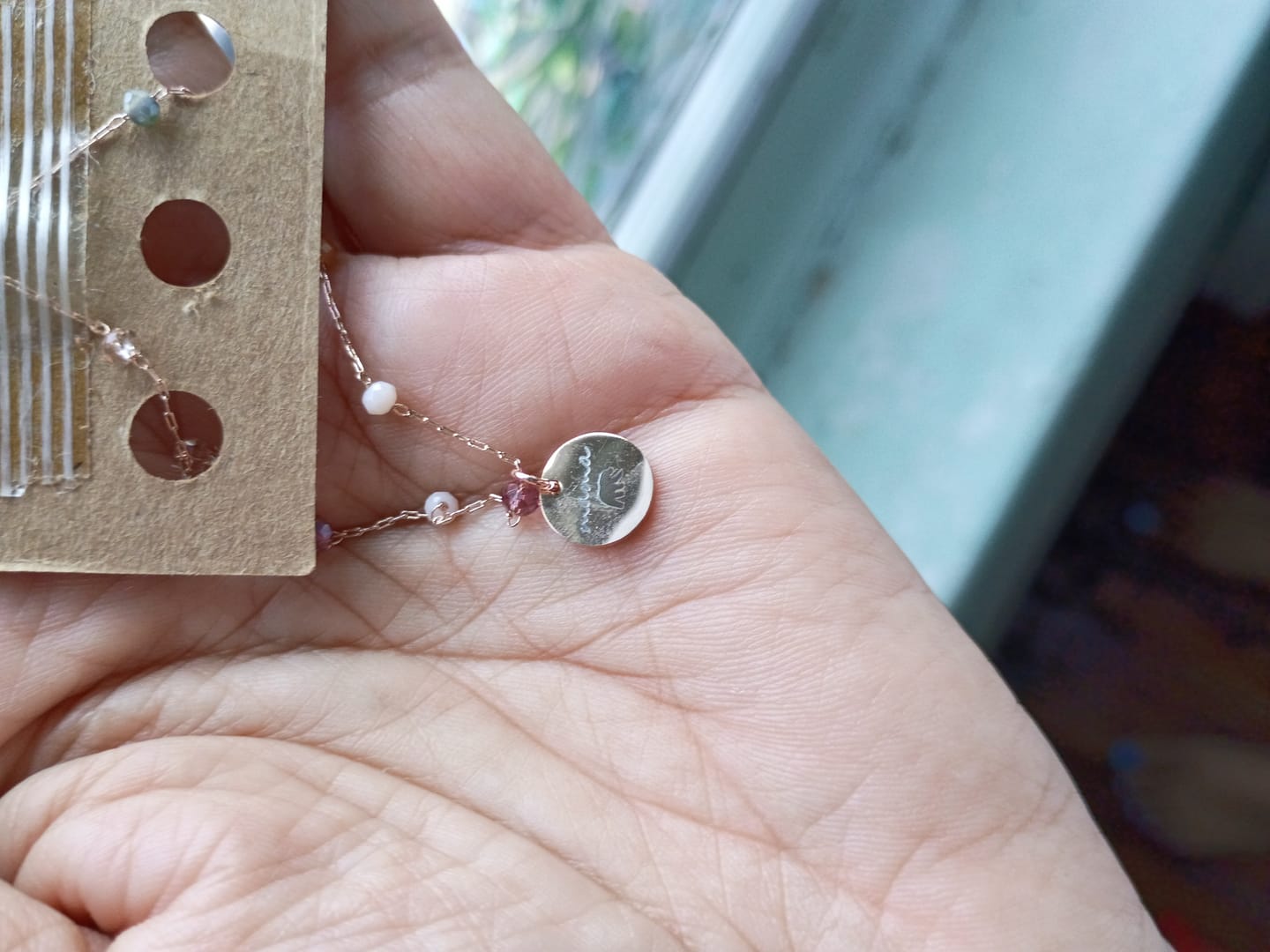 Customer photo review of Follow Your Arrow Indigenous Style Necklaces