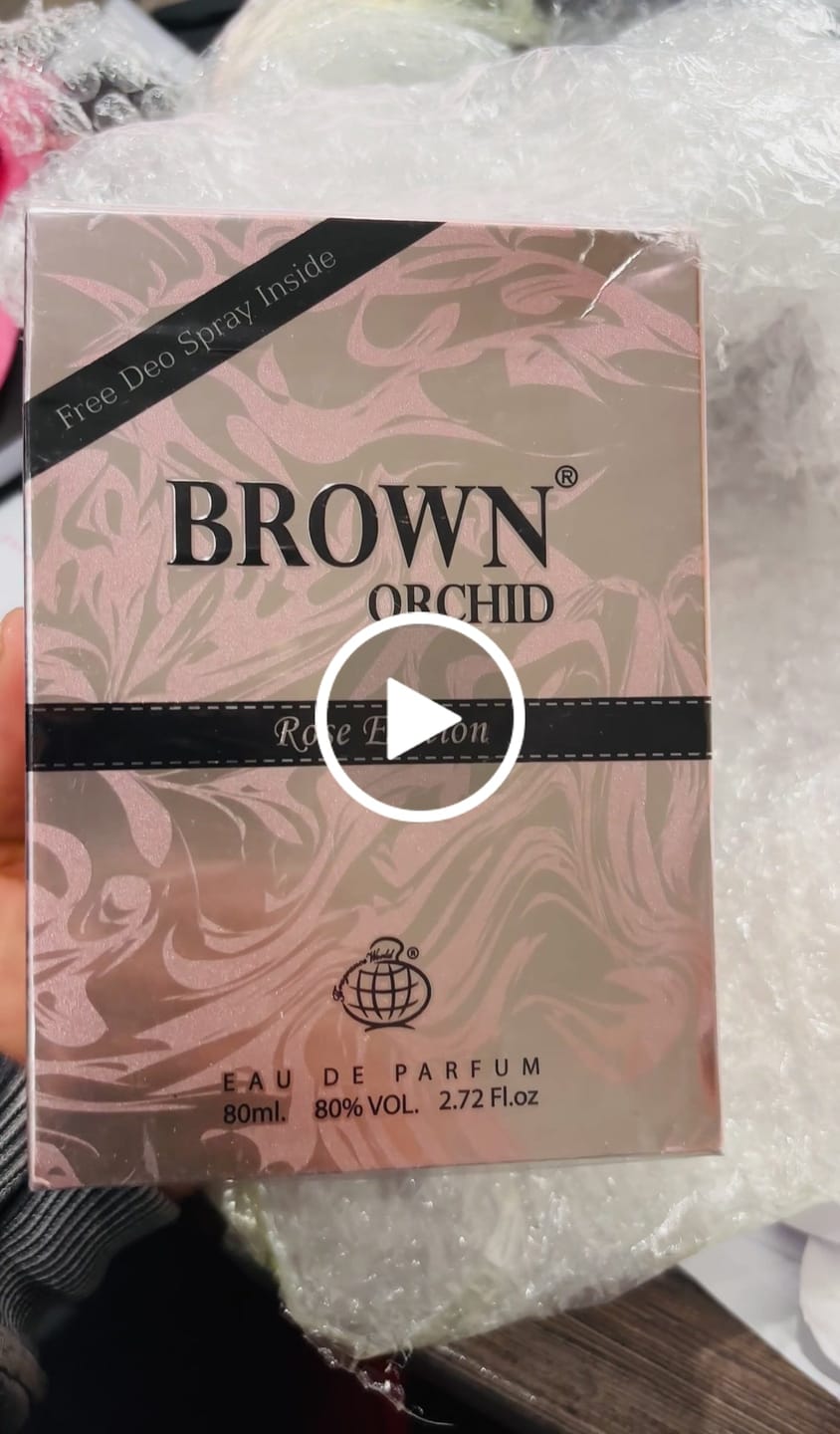 Customer video review of Brown Orchid Rose Edition Eau De Parfum 80ml - Fragrance World
