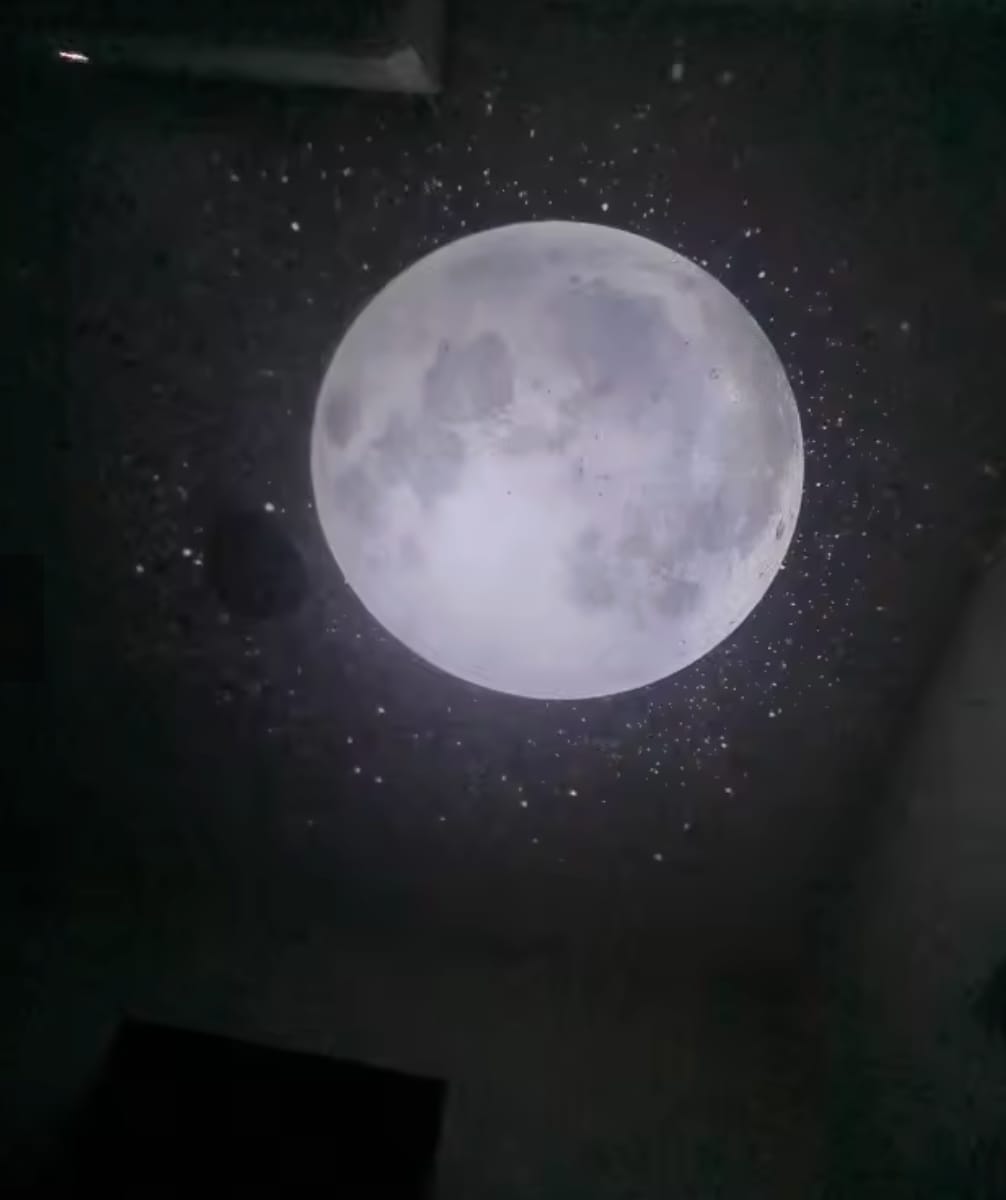 Customer photo review of Velora Galaxy Projector