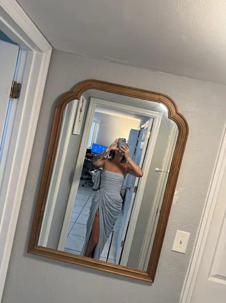 Customer photo review of The Diana Maxi Dress - Baby Blue