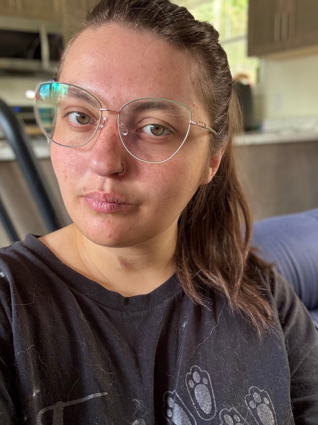 Customer photo review of Nicky Eyeglasses