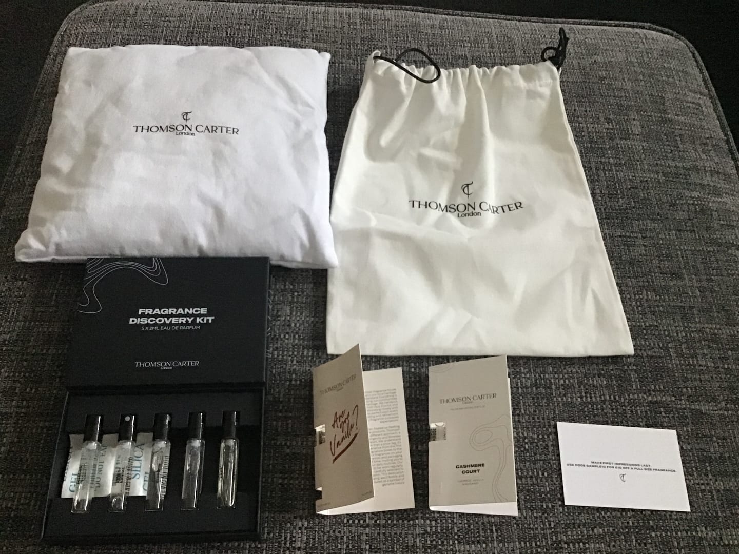 Customer photo review of Fragrance Discovery Kit | 5x 2ml | Eau de Parfum