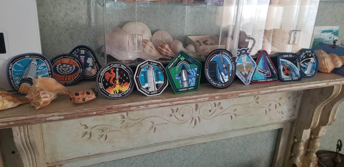 Customer photo review of SpaceX Starship Flight 13 - Collectors Patch