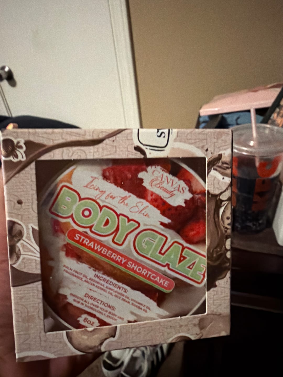 Customer photo review of BODY GLAZE: STRAWBERRY SHORTCAKE