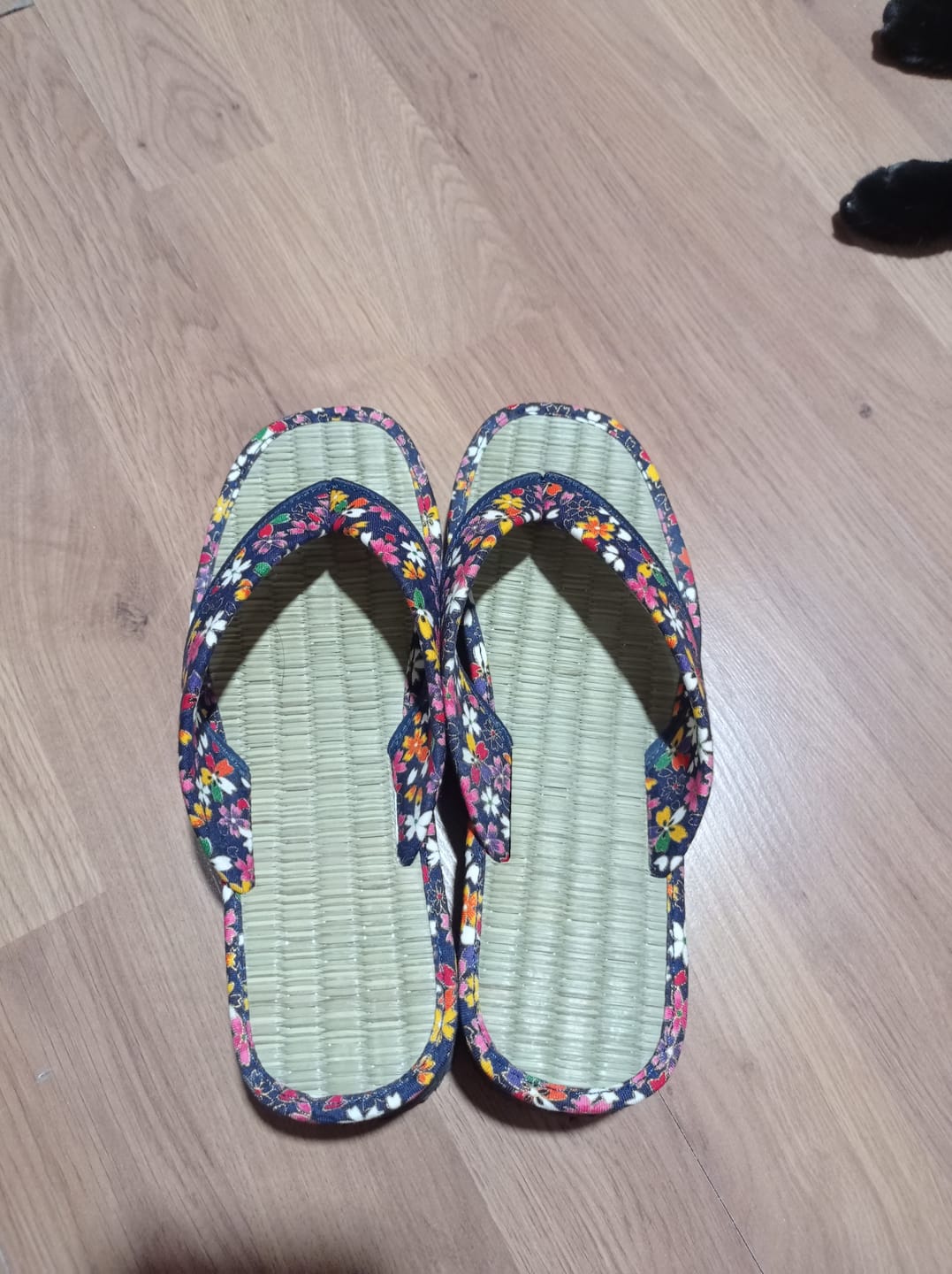 Customer photo review of Zori Calzado Japonés Sakura Azul