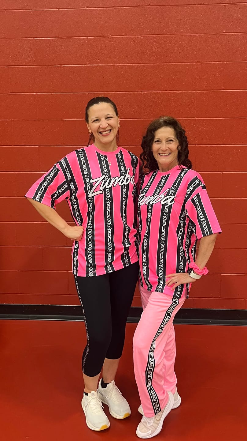 Customer photo review of Dale-Z Oversized Drop Shoulder Tee - Pink/Black