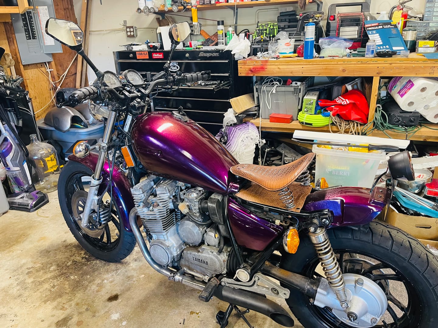 Customer photo review of Aurora Purple Spray Can