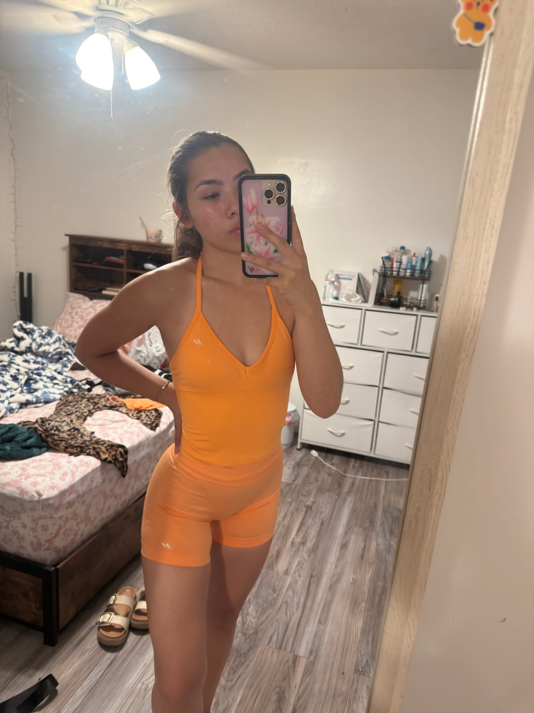 Customer photo review of W4347 Pulse Seamless Halter Tank