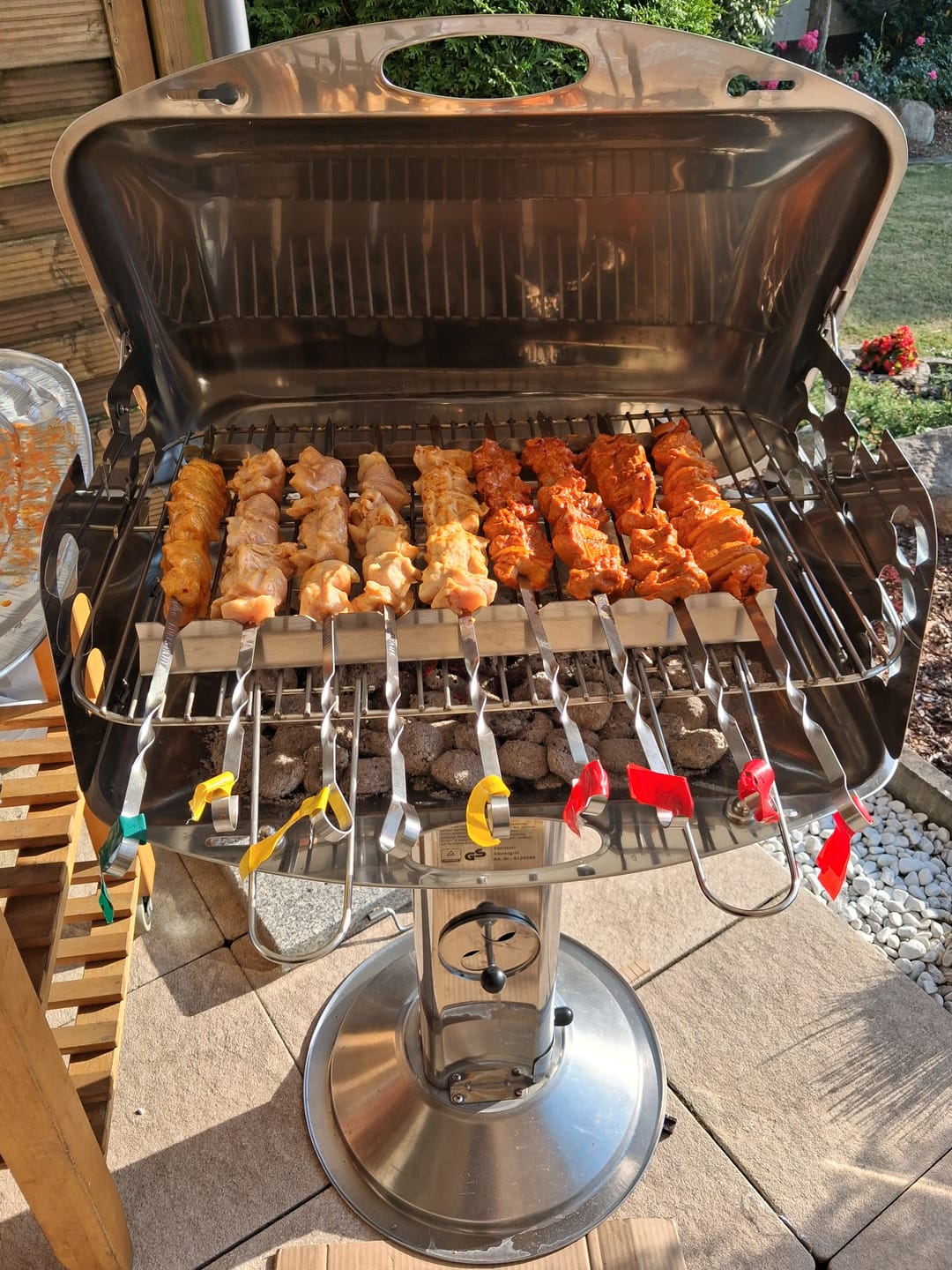 Customer photo review of Schweine-Schaschlik BBQ – süß-rauchige Marinade mit Honig | mySchaschlik