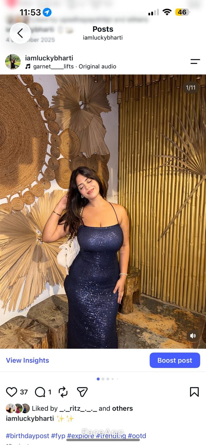 Customer photo review of COSMIC SEQUIN DRESS - M