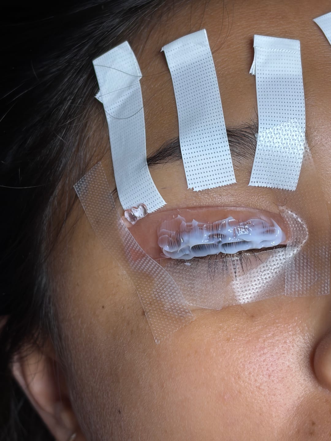 Customer photo review of Korean Lash Lift Online Course