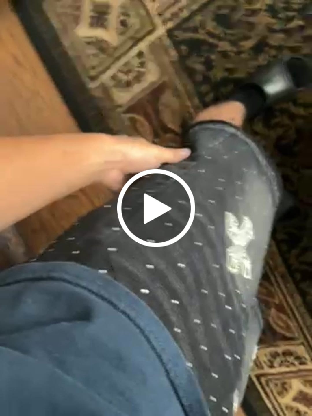 Customer video review of Rhinestone Straight Leg Jorts | Inflation Streetwear