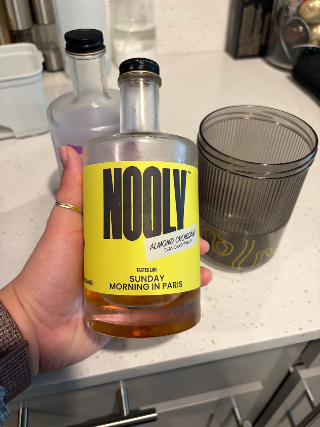 Customer photo review of Blueberry Pancake Syrup