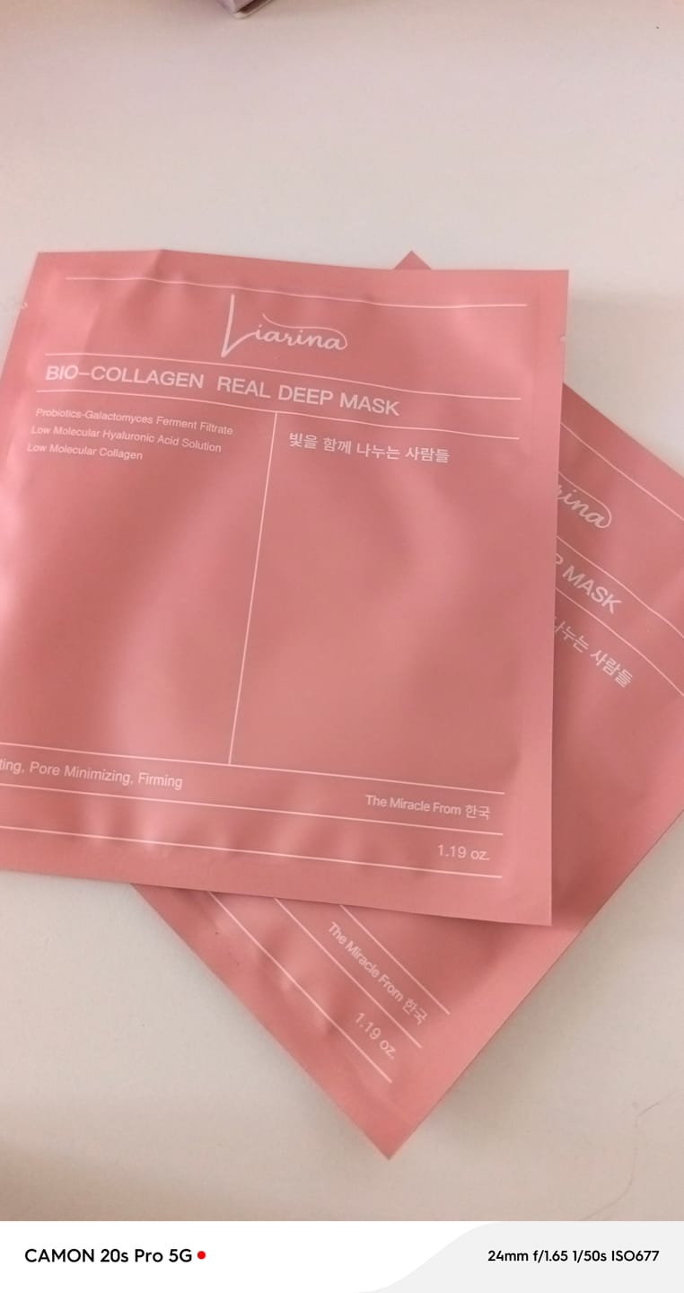 Customer photo review of Liarina® Bio Kolajen Maske