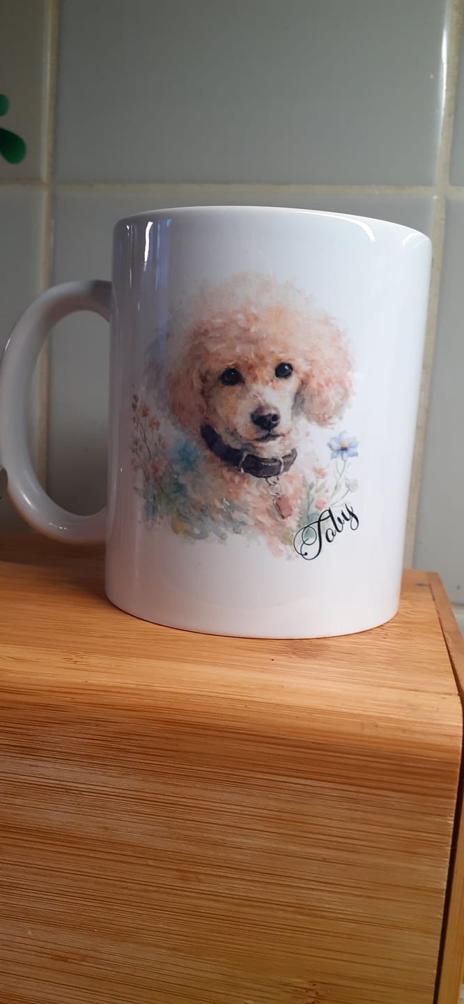 Customer photo review of Personalisierte Tasse - Aquarell