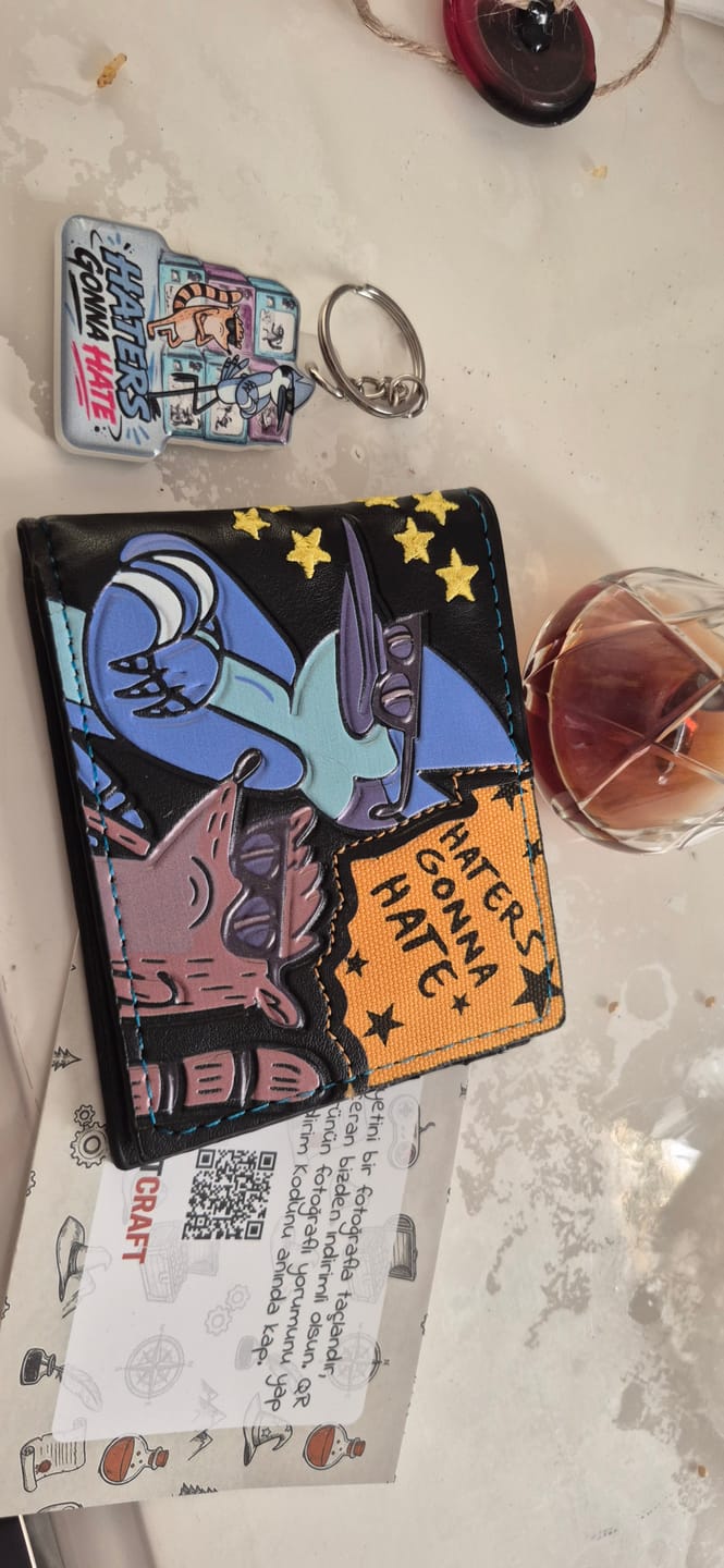 Customer photo review of Regular Show Cüzdan